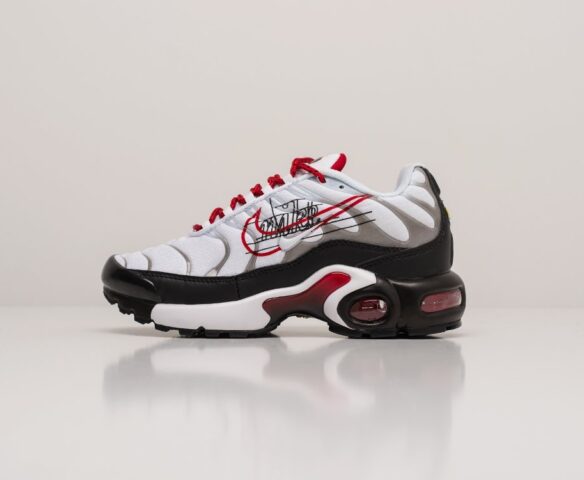 Air max tn blanche et rouge best sale